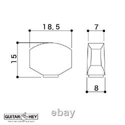 NEW Gotoh SGS510Z-P8 MGT L3+R3 Set Mini LOCKING Tuners 118 Ratio 3x3 GOLD