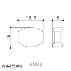 NEW Gotoh SGV510Z-EN07 Tuners L3+R3 Guitar Tuning Keys 121 Ratio, 3x3 CHROME