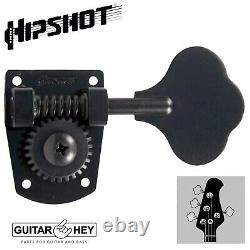 NEW Hipshot HB7 Bass Tuning Keys L3+R1 Tuners Set 271 Gear Ratio 3x1 BLACK