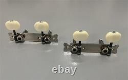 NEW Hofner 2-On-A-Strip Open Gear Violin Bass Tuning Machines NICKEL, H61/74B