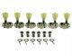 NEW Kluson Revolution 3X3 Locking Tuners, Keystone Buttons NICKEL, KRGL-3-NP