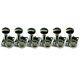 NEW Kluson Revolution F Style Locking Staggered Tuners For Fender, #KRFL-6BX-C