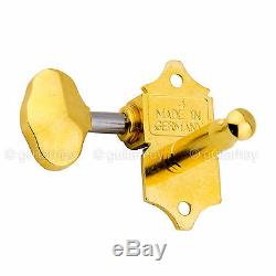 NEW Schaller GrandTune 3x3 GRAND TUNE Tuners Keys Waverly Butterbean GOLD