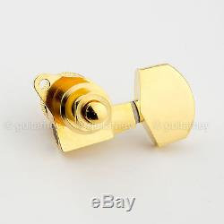 NEW Schaller M6 Locking Tuning Keys L3+R3 Tuners Machine Head 3x3 GOLD