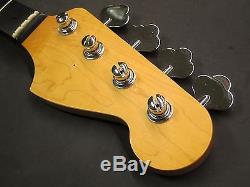 NICE! Electric Bass Guitar ROSEWOOD NECK w TUNERS fits Fender Precision P-Bass