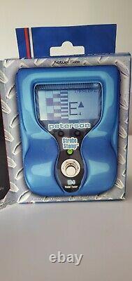 NOS Peterson StroboStomp VS-S Guitar Bass Pedal Tuner Virtual Strobe Active DI