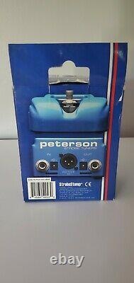 NOS Peterson StroboStomp VS-S Guitar Bass Pedal Tuner Virtual Strobe Active DI