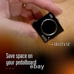 Nano Electric Guitar Tuner Pedal Compact Chromatic Tuner Foot Pedal Fits on