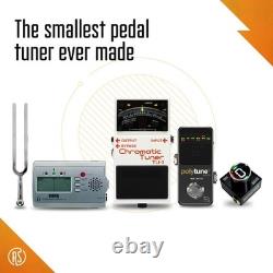 Nano Electric Guitar Tuner Pedal Compact Chromatic Tuner Foot Pedal Fits on