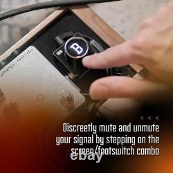 Nano Electric Guitar Tuner Pedal Compact Chromatic Tuner Foot Pedal Fits on