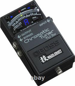 New Boss TU-3W Chromatic Guitar Pedal Tuner FREE Hosa Cables
