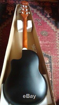 New Roundback Electro Acoustic Guitar with tuner