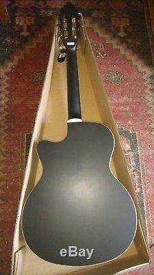 New nylon string classical Electro Acoustic Guitar with tuner black