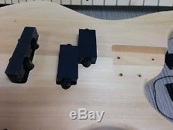 No-Solder Electric Bass Guitar DIY EB-302 Maple Neck, Free Digital Tuner, Picks#76