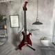Ohn Entwistle Warwick Buzzard 4-string J Electric Bass Guitar Red Number Inlay