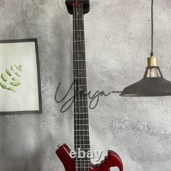 Ohn Entwistle Warwick Buzzard 4-string J Electric Bass Guitar Red Number Inlay