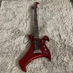 Ohn Entwistle Warwick Buzzard 4-string J Electric Bass Guitar Red Number Inlay