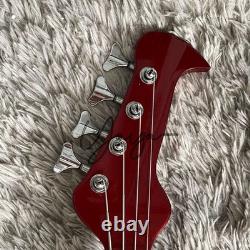 Ohn Entwistle Warwick Buzzard 4-string J Electric Bass Guitar Red Number Inlay