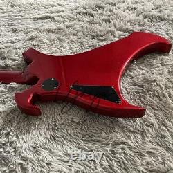 Ohn Entwistle Warwick Buzzard 4-string J Electric Bass Guitar Red Number Inlay
