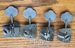 Original 1973 Fender Jazz Bass Tuners with bushings and string tree