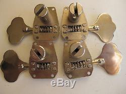 Original 60's Vintage Gibsin Bass Guitar Tuners Set for Project