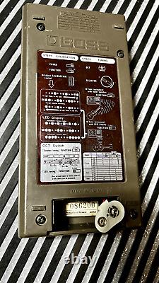 Original owner Boss TU-120 Vintage Guitar Tuner Accurate and Rare! 1980's Tested