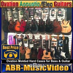 Ovation Applause AEB4IIP-TBKF Bass Guitar\ Gig Bag, Amp, Stand, Tuner, Cable