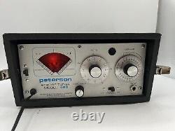 Peterson Model 420 Strobe Tuner- Missing Cover Vinatge Powers On / Works READ