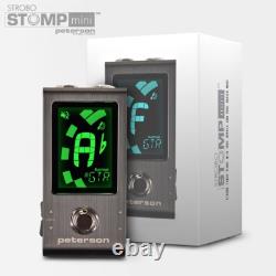 Peterson STROBOSTOMP MINI Stompbox Strobe Tuner Pedal Guitar Bass