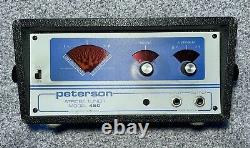 Peterson Strobe Tuner Model 450 Piano Organ Instrument Guitar Bass Vintage