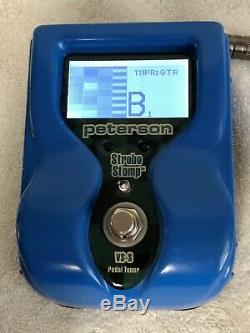 Peterson Strobostomp Chromatic Pedal Tuner Vs-s Guitar Bass Free Shipping