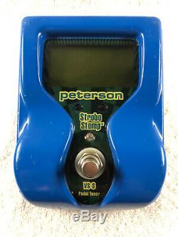 Peterson Strobostomp Chromatic Pedal Tuner Vs-s Guitar Bass Free Shipping