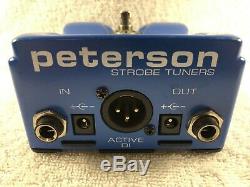 Peterson Strobostomp Chromatic Pedal Tuner Vs-s Guitar Bass Free Shipping