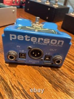 Peterson VS-S Strobostomp Active DI Tuner Guitar Pedal