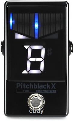 Pitchblack X Chromatic Guitar Pedal Tuner with Four Display Modes and High Visi