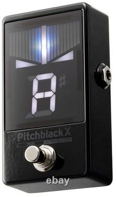 Pitchblack X Chromatic Guitar Pedal Tuner with Four Display Modes and High Visi