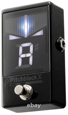 Pitchblack X Chromatic Guitar Pedal Tuner with Four Display Modes and High Visi