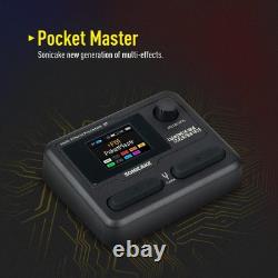 Pocket Master-Portable Multi Effects Pedal, 100+ Built-in Guitar/Bass/Acousti