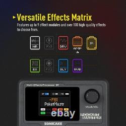 Pocket Master-Portable Multi Effects Pedal, 100+ Built-in Guitar/Bass/Acousti
