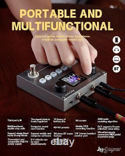 Portable Multi-Effects Guitar/Bass Amplifier Modeler Effects Processor with 6