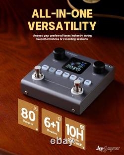 Portable Multi Effects Guitar Bass Amplifier Modeler Effects Processor with 6 Ef