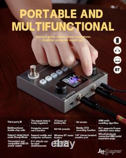 Portable Multi Effects Guitar Bass Amplifier Modeler Effects Processor with 6 Ef