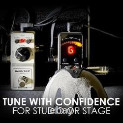 Precision BigMini Tuner Pedal for Guitar & Bass Rugged Design, Space Saving
