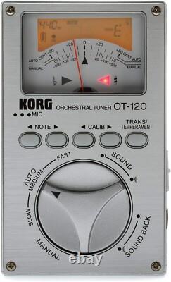 Professional OT-120 Tuner with Sound Back Mode & Multiple Temperaments