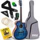 Pyle Classic 41 6-String Acoustic Guitar with Digital Tuner & Accessory Kit