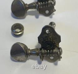 Rare Vintage Grover Open Back Tuners 1950s/1970s Nickel