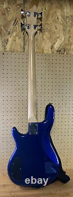 Raven Bass Guitar Electric Blue Works Tested W Fender Soft Case And Tuner
