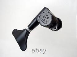 Replacement Bass Guitar Tuner, BLACK, Treble Side