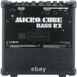 Roland MICRO CUBE BASS RX Battery-Powered Combo Amplifier Amp with Effects Tuner