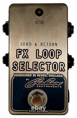 SEND & RETURN FX LOOP SELECTOR FX Pedal Group bank Tuner Send Kill Switch